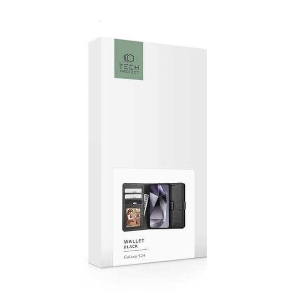 Tech-Protect Galaxy A15 4G/5G Plånboksfodral - Svart