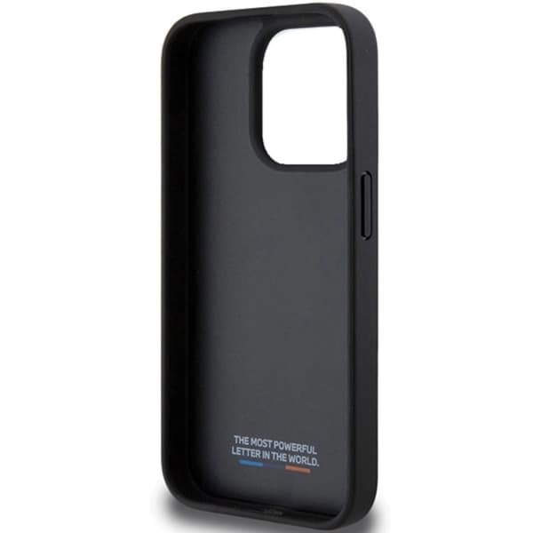 BMW iPhone 15 Pro Max Mobilskal Perforated Tricolor Line