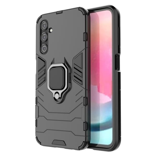 Galaxy A24 4G Mobilskal Magnetic Ring Hållare - Svart