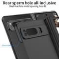 Miniatyrbild 5 av 9: GKK Google Pixel Fold Mobilskal Kickstand Hård PC - Silver