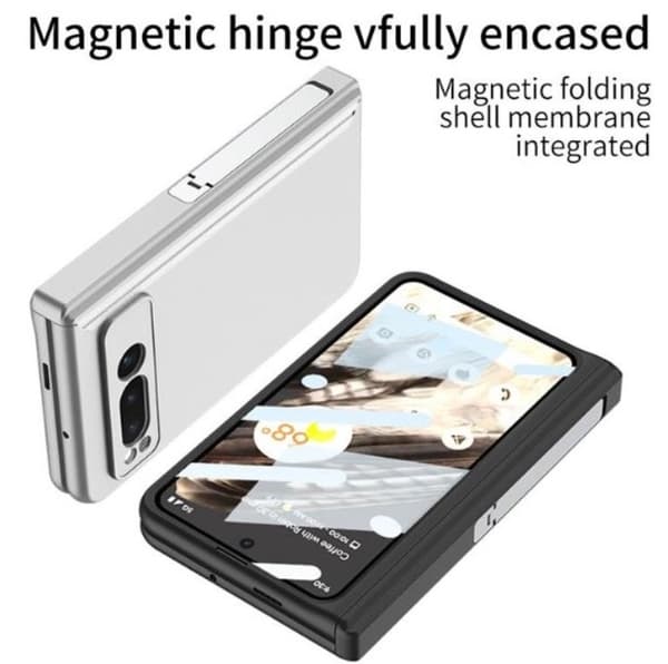 GKK Google Pixel Fold Mobilskal Kickstand Hård PC - Silver