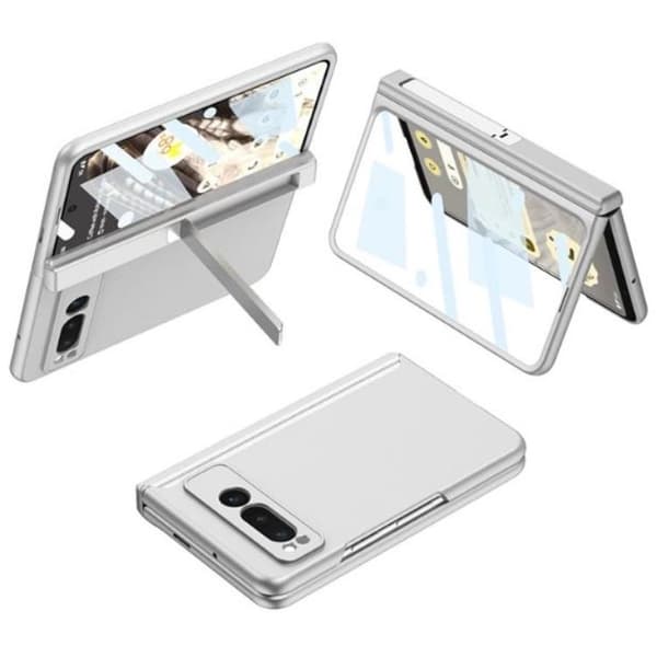 GKK Google Pixel Fold Mobilskal Kickstand Hård PC - Silver