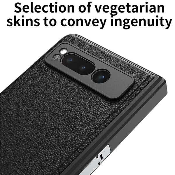 GKK Google Pixel Fold Mobilskal Kickstand PU-Läder - Svart