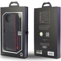 Miniatyrbild 4 av 4: Audi iPhone 11/Xr Mobilskal Carbon Fiber Stripe - Svart