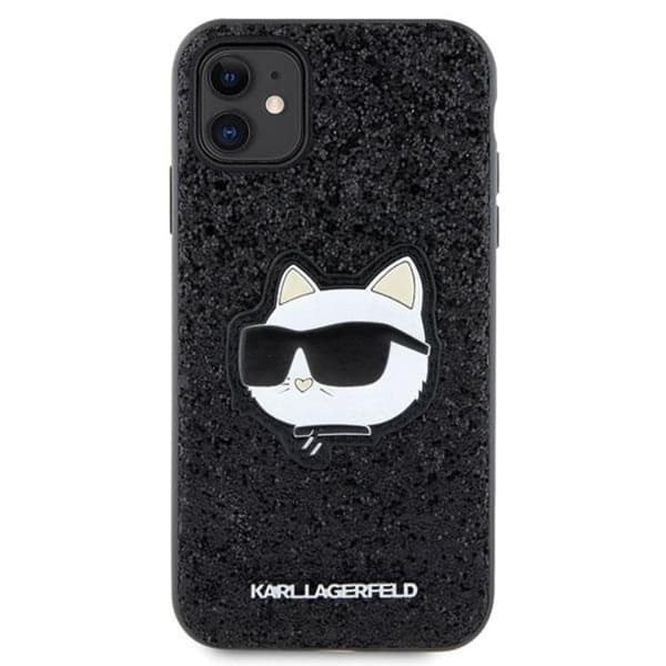 Karl Lagerfeld iPhone 11/XR Mobilskal Glitter Choupette Patch