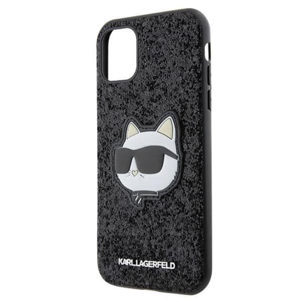 Karl Lagerfeld iPhone 11/XR Mobilskal Glitter Choupette Patch