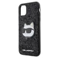 Miniatyrbild 6 av 8: Karl Lagerfeld iPhone 11/XR Mobilskal Glitter Choupette Patch