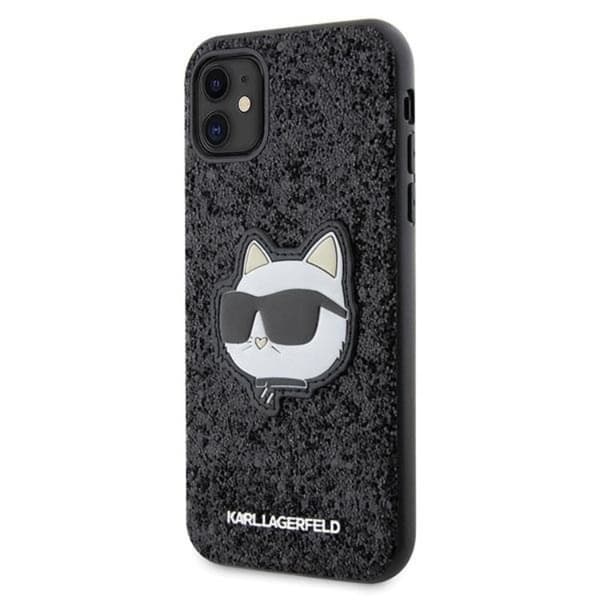 Karl Lagerfeld iPhone 11/XR Mobilskal Glitter Choupette Patch
