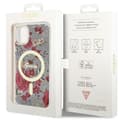 Miniatyrbild 8 av 8: Guess iPhone 11/XR Mobilskal Magsafe Flower - Grön/Khaki