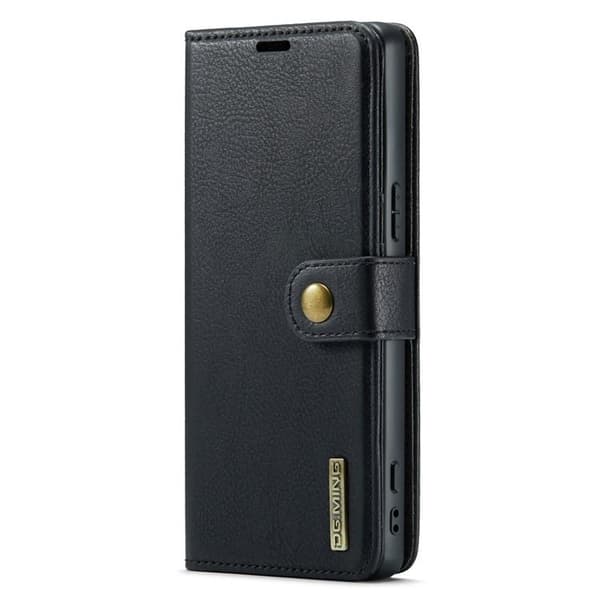 DG.MING Sony Xperia 1 V Plånboksfodral Äkta Läder 2in1 - Svart