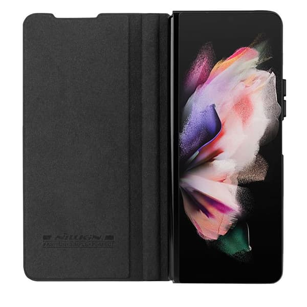 Nillkin Galaxy Z Fold 5 Plånboksfodral QinPro Läder - Svart