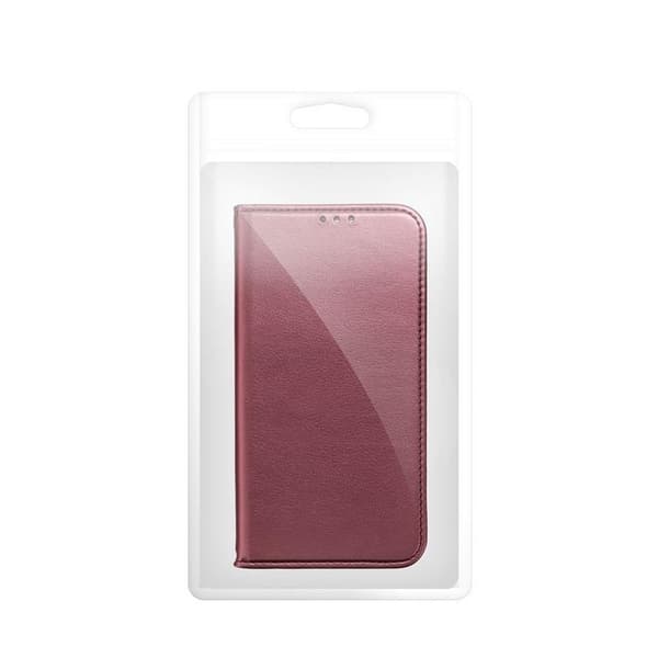 Redmi Note 13 Pro 4G Plånboksfodral Smart Magento - Burgundy