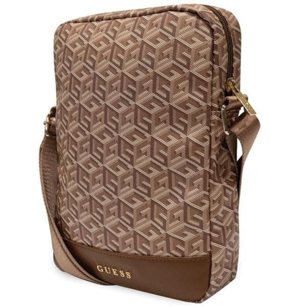 Guess Tablet Fodral 10'' GCube Stripe - Brun