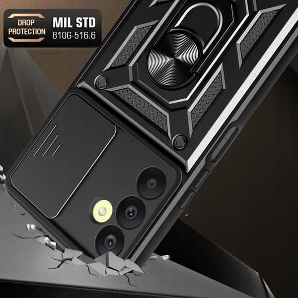 Tech-Protect Galaxy M15 Mobilskal Camshield Pro - Svart