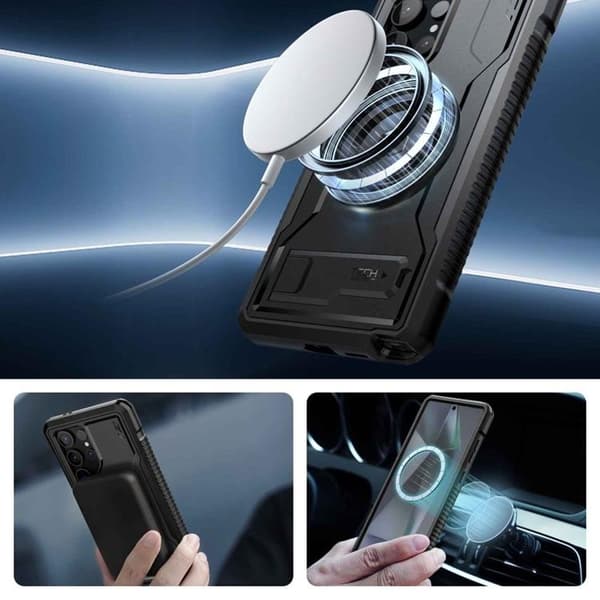 Tech-Protect Galaxy S24 Ultra Mobilskal Magsafe Kevlar - Svart