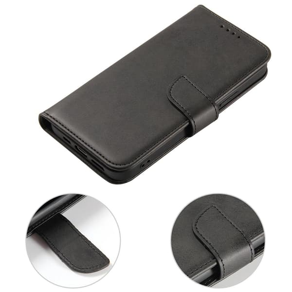 Huawei Honor X6a Plånboksfodral Magnet - Svart