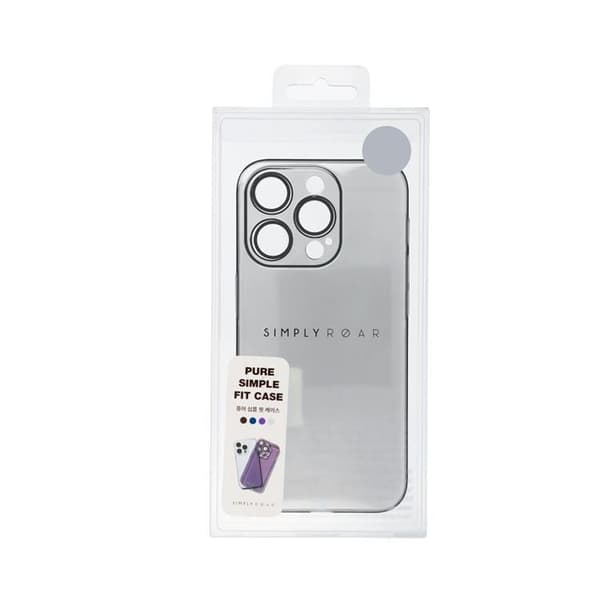 Roar iPhone 12 Pro Mobilskal Pure Simple Fit - Svart