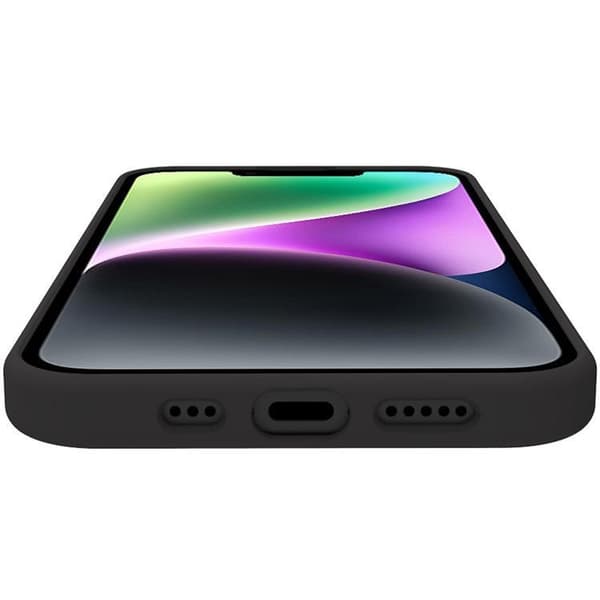 Celly iPhone 16 Plus Mobilskal Cromo Soft Rubber - Svart