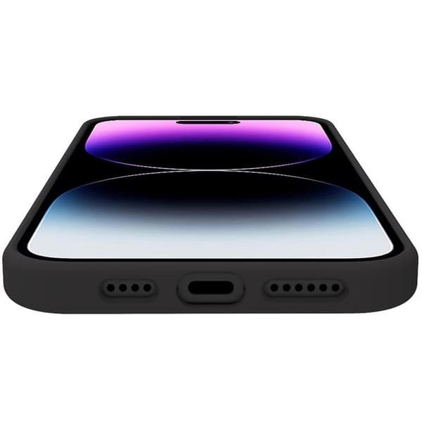 Celly iPhone 16 Pro Max Mobilskal Cromo Soft Rubber - Svart