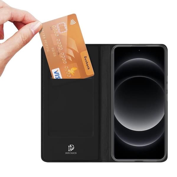 Dux Duxis Xiaomi 14 Ultra Plånboksfodral Skin Pro - Svart