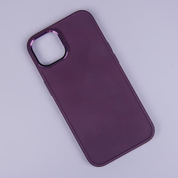 Skal med Satinöverlägg för Samsung Galaxy A52 4G / A52 5G / A52S 5G burgundy