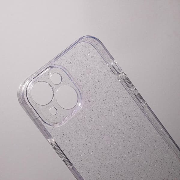 Glansigt fodral för Samsung Galaxy S21 FE transparent
