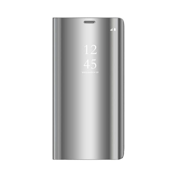 Smart Clear View Case för Samsung Galaxy A14 4G / A14 5G silver