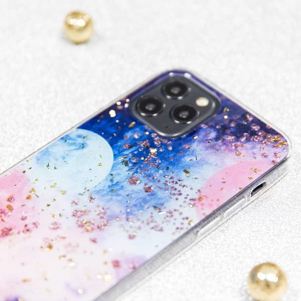 Guld Glam Skal för Samsung Galaxy S23 FE Galactic