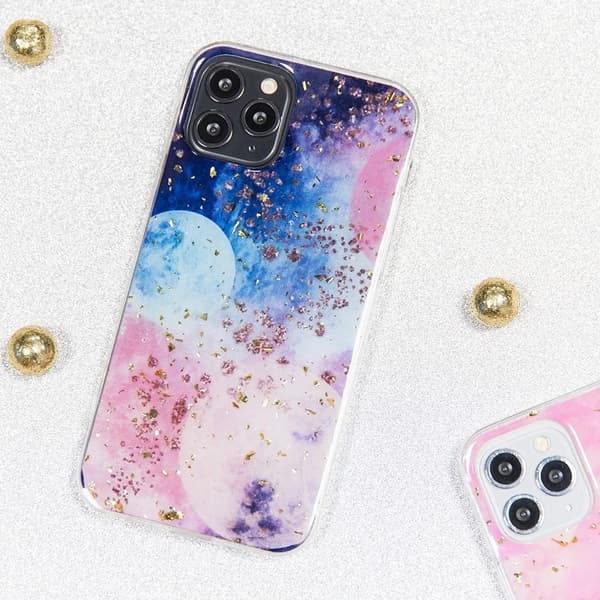 Guld Glam Skal för Samsung Galaxy S23 FE Galactic