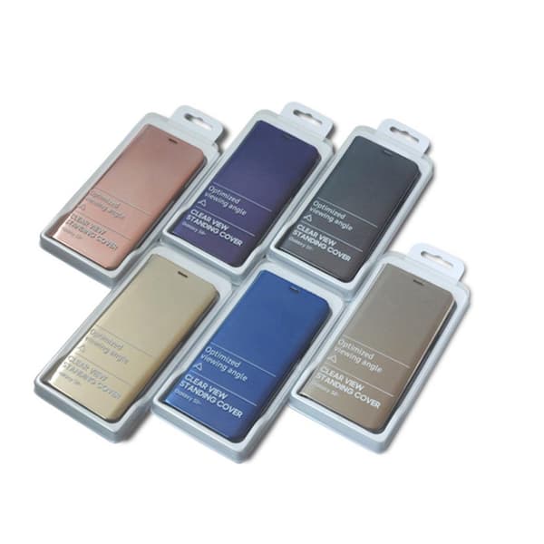 Smart Clear View-fodral för Samsung Galaxy A15 4G / A15 5G, rosa