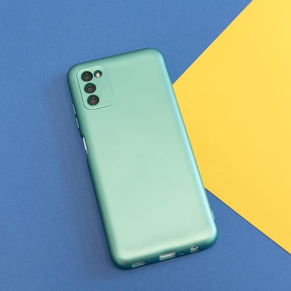 Metalliskt Skal för Samsung Galaxy A35 5G i grön färg