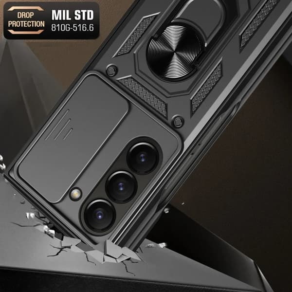 Galaxy Z Fold 6 5G Mobilskal Stativ - Guld