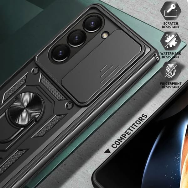 Galaxy Z Fold 6 5G Mobilskal Stativ - Guld