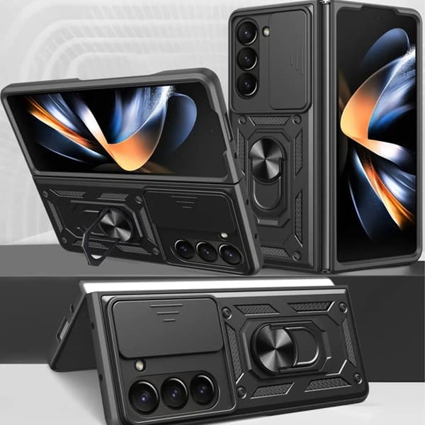 Galaxy Z Fold 6 5G Mobilskal Stativ - Guld
