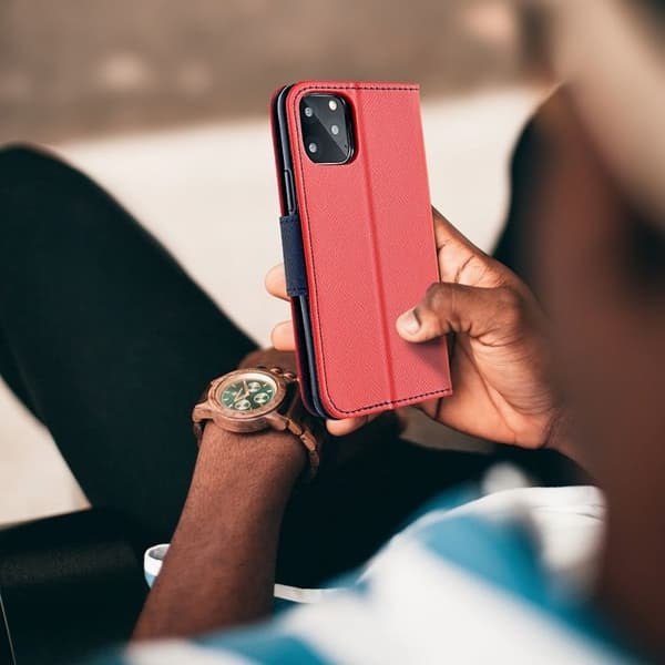 Xiaomi Redmi 13 Pro Plånboksfodral Fancy - röd