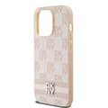 Miniatyrbild 9 av 11: DKNY iPhone 15 Pro Mobilskal Läder Checkered Mono Pattern