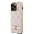 Miniatyrbild 1 av 11: DKNY iPhone 15 Pro Mobilskal Läder Checkered Mono Pattern