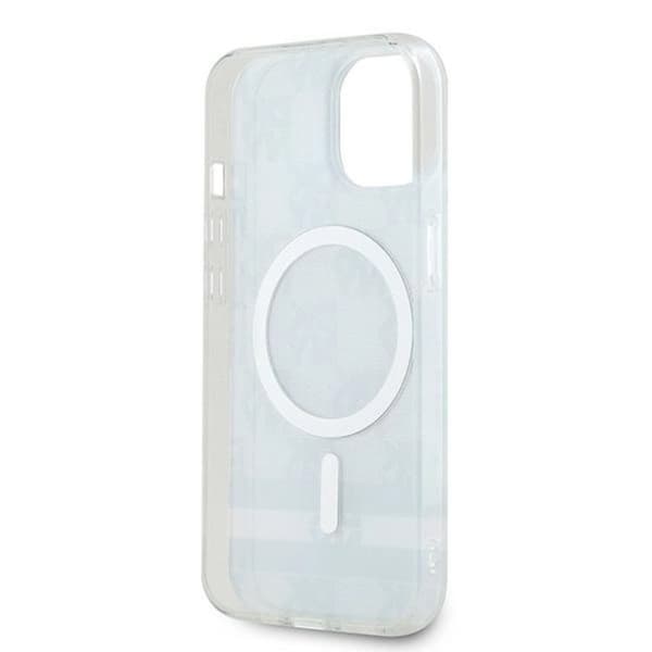 DKNY iPhone 15/14 Plus Mobilskal Magsafe IML Checkered Mono