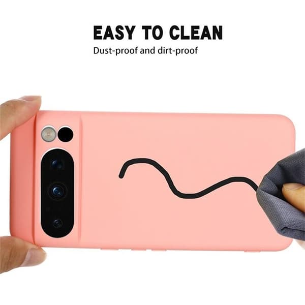 Google Pixel 8 Pro Mobilskal Liquid Silikon - Rosa