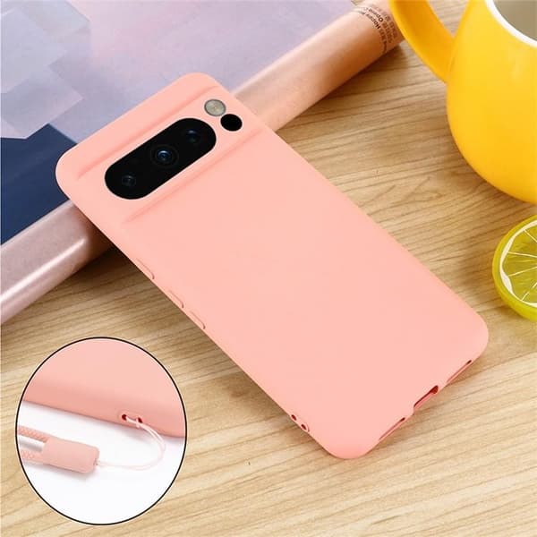 Google Pixel 8 Pro Mobilskal Liquid Silikon - Rosa