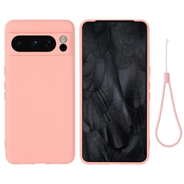 Google Pixel 8 Pro Mobilskal Liquid Silikon - Rosa