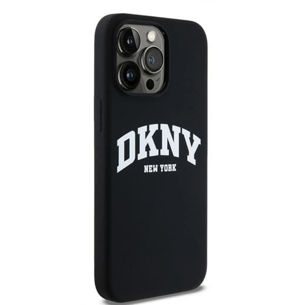 DKNY iPhone 14 Pro Max Mobilskal MagSafe Silikon Vit Logo