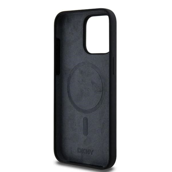 DKNY iPhone 14 Pro Max Mobilskal MagSafe Silikon Vit Logo