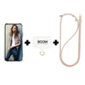 Miniatyrbild 1 av 6: Boom iPhone 14 Plus Skal med Halsband - Rosa