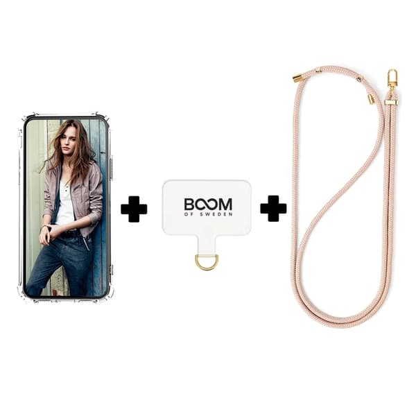Boom Huawei Mate 20 Pro Skal med Halsband - Rosa