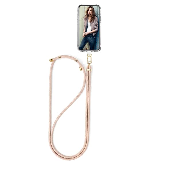 Boom OnePlus 9 Skal med Halsband - Rosa