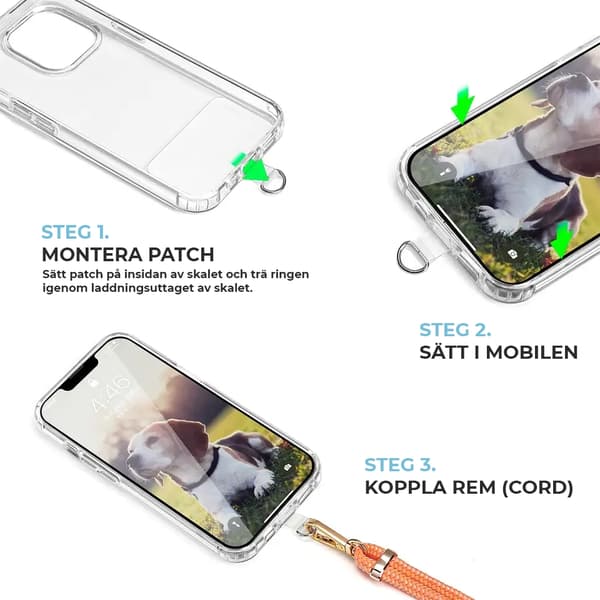 Boom Galaxy A52 5G Skal med Halsband - Orange