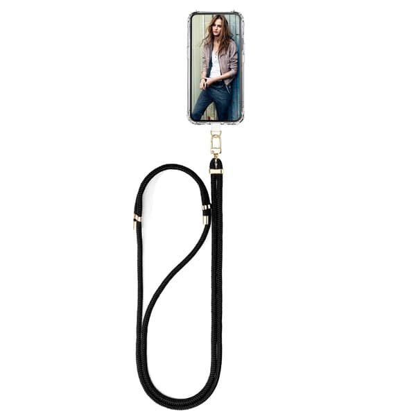 Boom OnePlus 9 Skal med Halsband - Svart