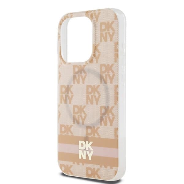 DKNY iPhone 15 Pro Mobilskal Magsafe IML Checkered Mono