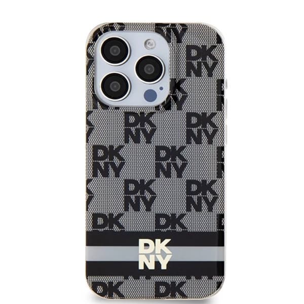 DKNY iPhone 14 Pro Mobilskal Magsafe IML Checkered Mono